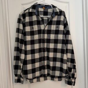 Tailor Vintage Flannel Shirt Button Down - Medium